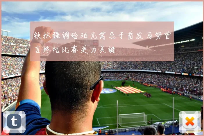 铁林强调哈珀无需急于首发马努曾言终结比赛更为关键