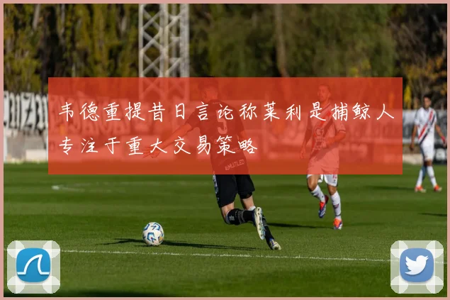 韦德重提昔日言论称莱利是捕鲸人专注于重大交易策略